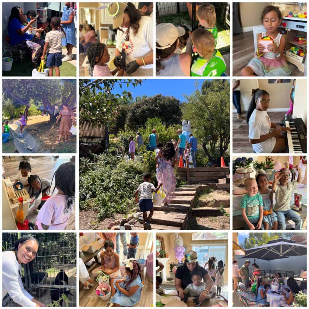 Children engaging in outdoor activities and learning at Loving Hands Children's Home, showcasing a caring environment and joyful moments among kids.