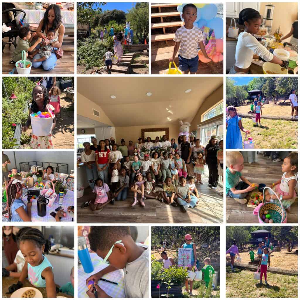 Bright children engaging in various activities at Loving Hands Children's Home, including outdoor play, arts and crafts, and group gatherings, showcasing a caring environment for orphans and vulnerabl.