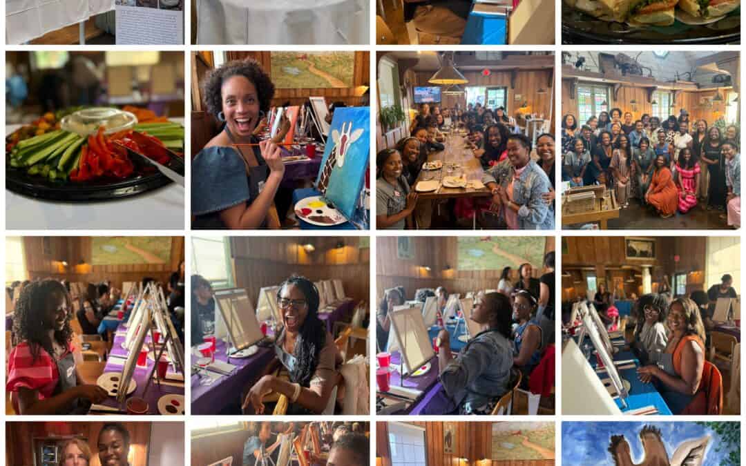A Magical Mom’s Night Out: Pour Decisions and Paint Strokes 🤣